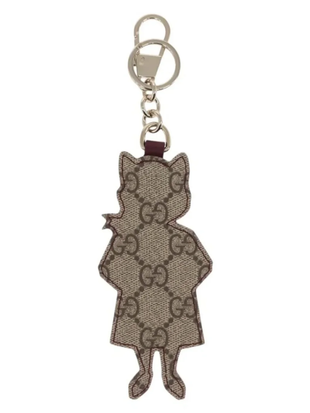 GUCCI GG Supreme Japan limited edition Yuko Higuchi Cat BO Charm Beige 171170SAM